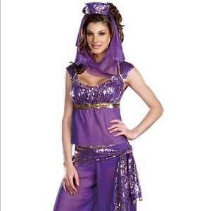 Women's Purple Ally Kazam Genie Costume 
Sz M